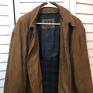 Jos A Bank large suede jacket